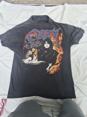 Rare Vintage Ozzy Osbourne Is All Of The Above 1988 Tour Checklist T Shirt Large
